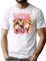 Sapphic Vindication Pterodactyl Vintage Bootleg Rap Bootleg Graphic T-Shirt - White