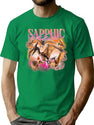 Sapphic Vindication Pterodactyl Vintage Bootleg Rap Bootleg Graphic T-Shirt - Green