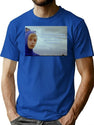 Sarcasm Sonic Meme Bootleg Graphic T-Shirt - Blue