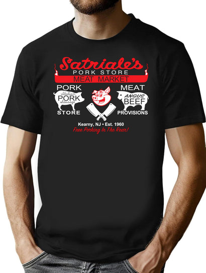 Satriale'S Meat Market Dks T-Shirt for Men & Women, T-Shirts Graphic Tee - Black