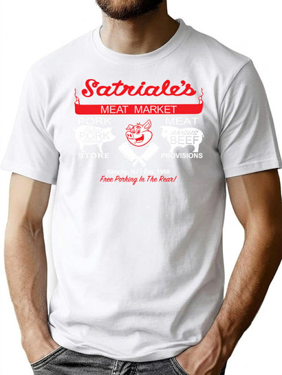 Satriale'S Meat Market Dks T-Shirt for Men & Women, T-Shirts Graphic Tee - Black