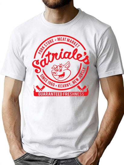 Satriale'S Pork Store Meat Market T-Shirt for Men & Women, T-Shirts Graphic Tee - Black