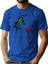 Saw Adam Reverse Bear Trap T-Shirt for Men & Women, T-Shirts Graphic Tee - Blue