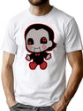 Saw Billy Puppet T-Shirt for Men & Women, T-Shirts Graphic Tee - White