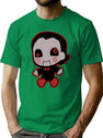 Saw Billy Puppet T-Shirt for Men & Women, T-Shirts Graphic Tee - Green