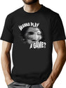Saw Billy The Puppet Jigsaw Wanna Play A Game Dark T-Shirt for Men & Women, T-Shirts Graphic Tee - Black