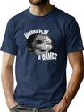 Saw Billy The Puppet Jigsaw Wanna Play A Game Dark T-Shirt for Men & Women, T-Shirts Graphic Tee - Navy