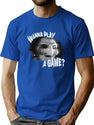 Saw Billy The Puppet Jigsaw Wanna Play A Game Dark T-Shirt for Men & Women, T-Shirts Graphic Tee - Blue