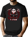 Saw Doll With Tricycle T-Shirt for Men & Women, T-Shirts Graphic Tee - Black