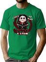 Saw Doll With Tricycle T-Shirt for Men & Women, T-Shirts Graphic Tee - Green