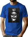 Saw Horror Movie T-Shirt for Men & Women, T-Shirts Graphic Tee - Blue