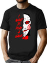 Saw I Want To Play A Game T-Shirt for Men & Women, T-Shirts Graphic Tee - Black