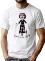 Saw - Jigsaw - I Want To Play A Game T-Shirt for Men & Women, T-Shirts Graphic Tee - White