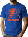 Saw Movie Bear Trap T-Shirt for Men & Women, T-Shirts Graphic Tee - Blue