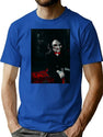 Saw Movie Poster T-Shirt for Men & Women, T-Shirts Graphic Tee - Blue