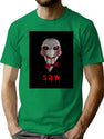 Saw Movie T-Shirt for Men & Women, T-Shirts Graphic Tee - Green