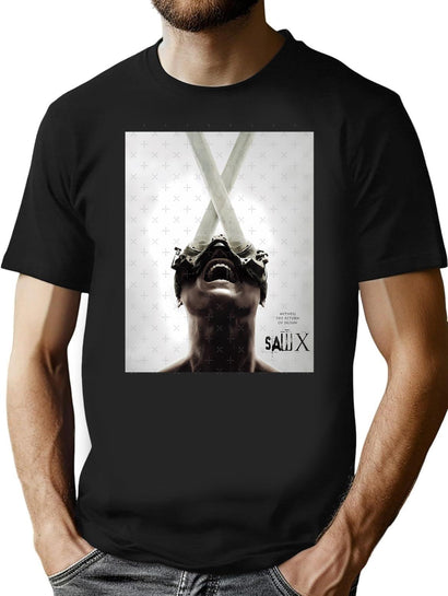 Saw X Saw X Movie 2023 T-Shirt for Men & Women, T-Shirts Graphic Tee - Black