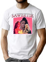 Saweetie Bootleg Graphic Bootleg Graphic T-Shirt - White