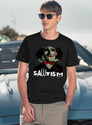 Sawtism Essential Black T-Shirt - Navy