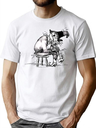 Scarecrow - Vintage Art T-Shirt for Men & Women, T-Shirts Graphic Tee - Black
