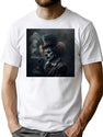 Scary Clown Art Creepy Clown T-Shirt for Men & Women, T-Shirts Graphic Tee - White