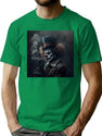 Scary Clown Art Creepy Clown T-Shirt for Men & Women, T-Shirts Graphic Tee - Green
