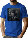 Scary Clown Art Creepy Clown T-Shirt for Men & Women, T-Shirts Graphic Tee - Blue