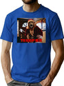 Scary Clown Christmas Santa T-Shirt for Men & Women, T-Shirts Graphic Tee - Blue
