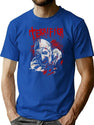 Scary Clown Terrifier T-Shirt for Men & Women, T-Shirts Graphic Tee - Blue