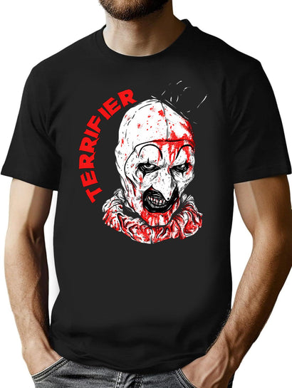 Scary Clown (2) T-Shirt for Men & Women, T-Shirts Graphic Tee - Black