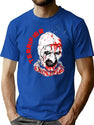 Scary Clown (2) T-Shirt for Men & Women, T-Shirts Graphic Tee - Blue