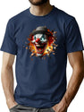 Scary Clown (3) T-Shirt for Men & Women, T-Shirts Graphic Tee - Navy
