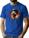 Scary Clown (3) T-Shirt for Men & Women, T-Shirts Graphic Tee - Blue