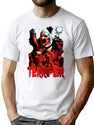 Scary Clown T-Shirt for Men & Women, T-Shirts Graphic Tee - White