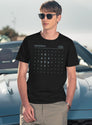 Scary Numbers Lumon Macrodata Refinement Severance TV Black T-Shirt - Navy