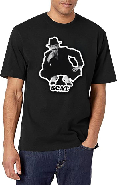Scatman Vintage Skat T-Shirt for Men & Women, T-Shirts Graphic Tee - Black