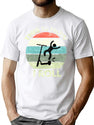 Scooter Retro Kick E-Scooter Stunt Funny Vintage T-Shirt for Men & Women, T-Shirts Graphic Tee - White