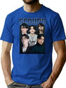 Scoups Vintage Bootleg Tee Bootleg Graphic T-Shirt - Blue