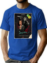 Scream 4 - Vhs Style T-Shirt for Men & Women, T-Shirts Graphic Tee - Blue