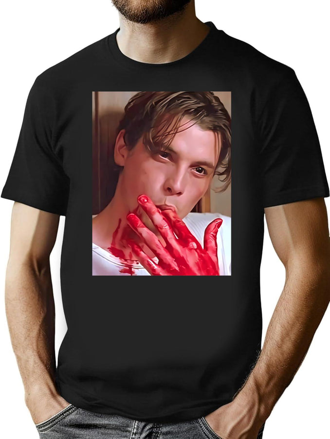 Scream Billy Loomis Horror Slasher T-Shirt for Men & Women, T-Shirts Graphic Tee - Black