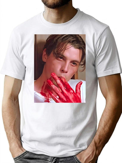 Scream Billy Loomis Horror Slasher T-Shirt for Men & Women, T-Shirts Graphic Tee - Black