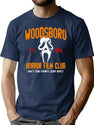 Scream Horror Film Club T-Shirt for Men & Women, T-Shirts Graphic Tee - Navy