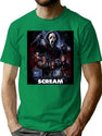 Scream Horror Movie Artwork Poster Classic T-Shirt for Men & Women, T-Shirts Graphic Tee - Green