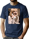 Scream Horror Movie Casey Becker T-Shirt for Men & Women, T-Shirts Graphic Tee - Navy