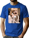 Scream Horror Movie Casey Becker T-Shirt for Men & Women, T-Shirts Graphic Tee - Blue