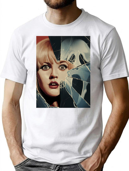 Scream Post T-Shirt for Men & Women, T-Shirts Graphic Tee - Black