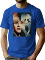 Scream Post T-Shirt for Men & Women, T-Shirts Graphic Tee - Blue