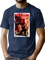 Scream Stu Picture Art T-Shirt for Men & Women, T-Shirts Graphic Tee - Navy