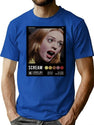 Scream Tatum Rose Mcgowan Aesthetic Poster T-Shirt for Men & Women, T-Shirts Graphic Tee - Blue