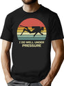Scuba Diving Diver Dive - I Do Well Under Pressure T-Shirt for Men & Women, T-Shirts Graphic Tee - Black